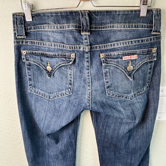 Hudson Jeans Flap Pocket Bootcut Denim Size 29 Y2K 2000s Classic - Picture 8 of 10